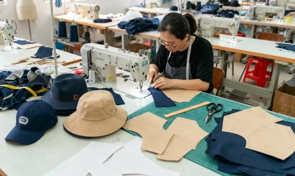 a female worker diligently working at teamgearcustom