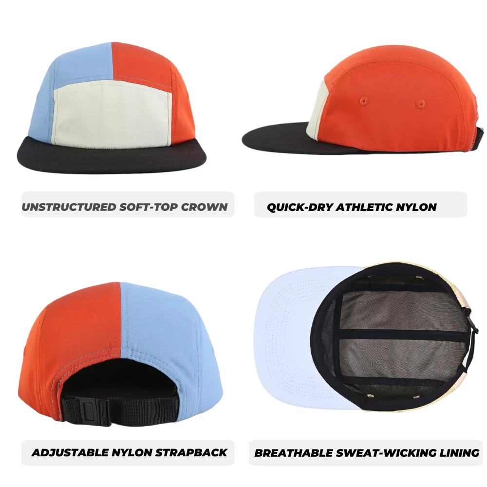Bulk Camper Hats Custom Technical Details custom 5 panel camp caps wholesale & bulk camper hats