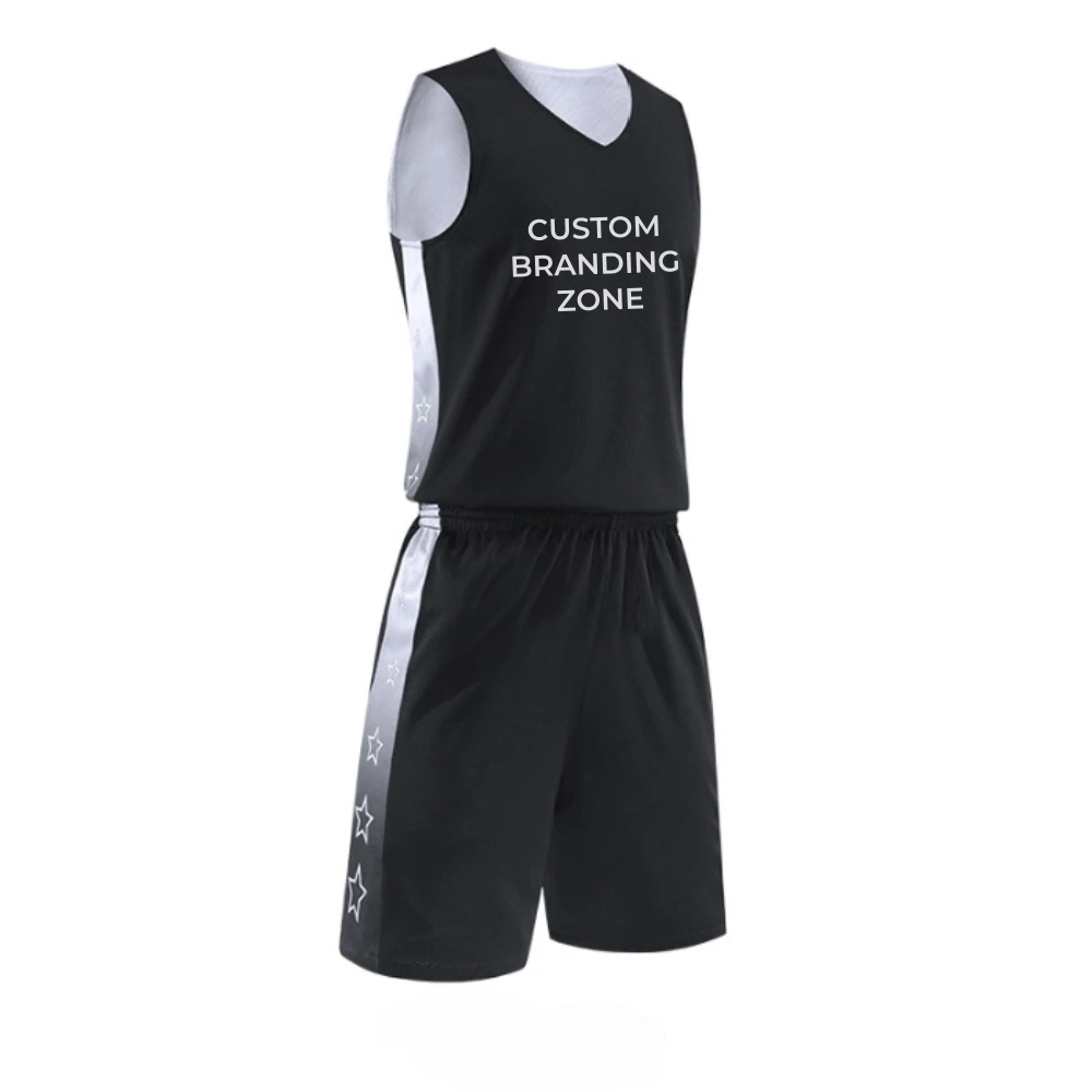 TeamGearCustom Bulk Custom Basketball Jerseys Bulk custom basketball jerseys with front logo placeholders for school league and varsity team uniforms