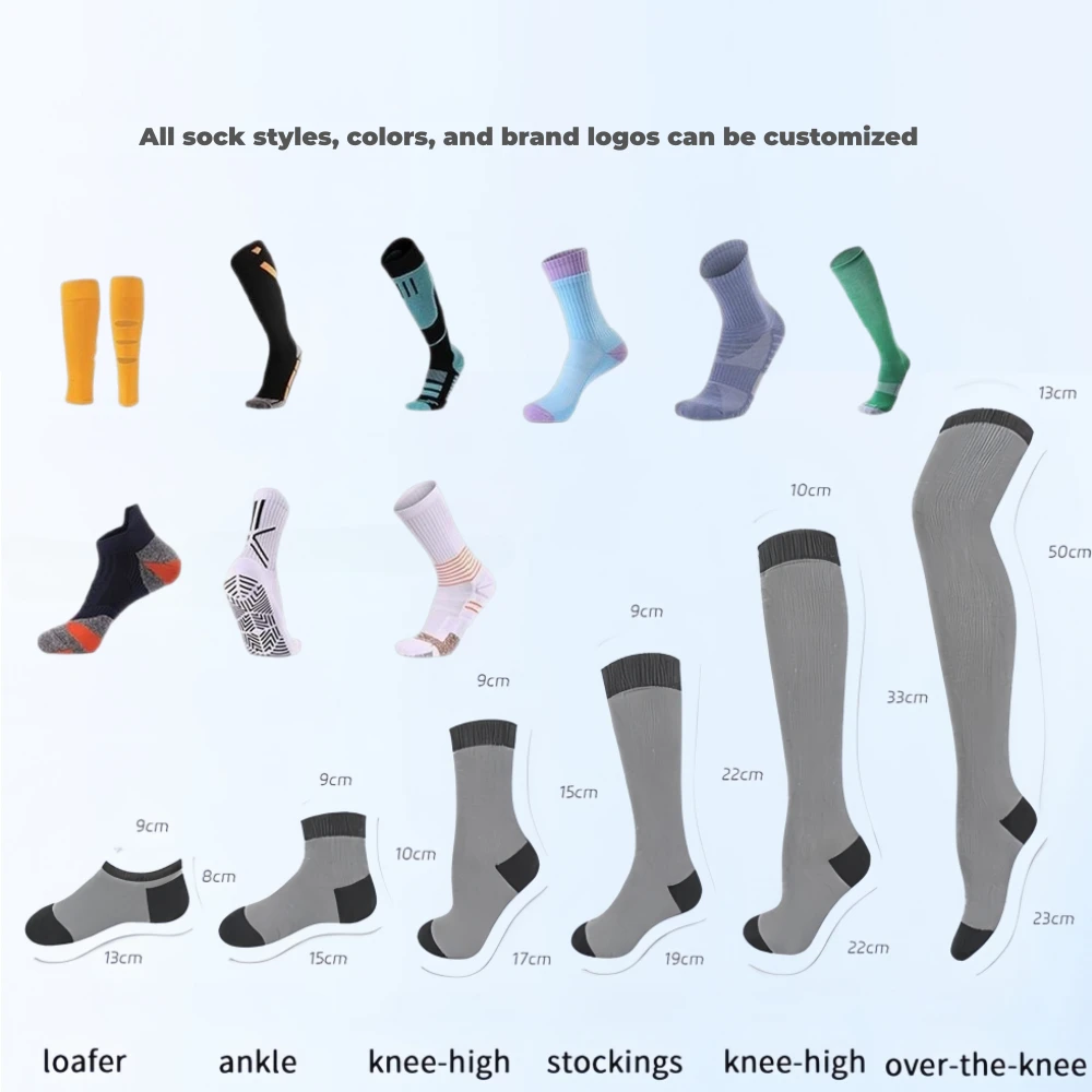 Wholesale Athletic Team Socks Style Options custom sports socks bulk & branded crew socks with logo