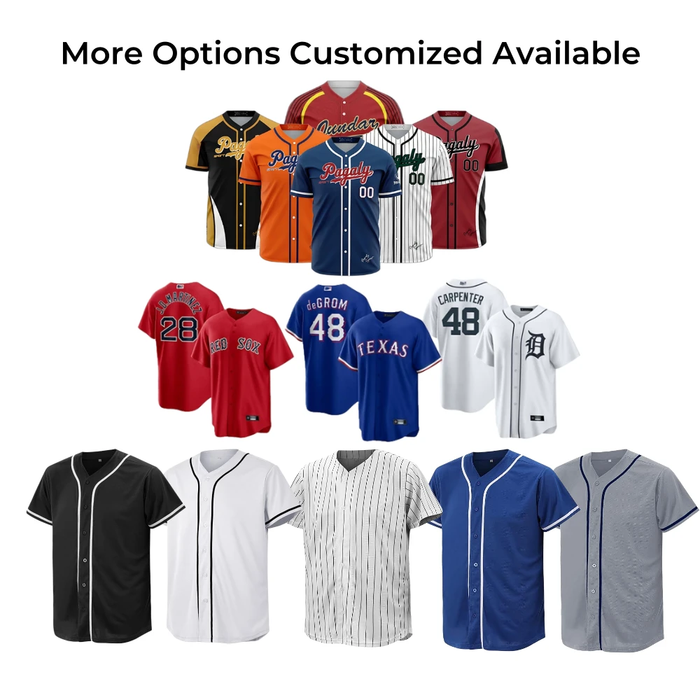 Custom Baseball Jerseys Bulk Fabric Colors Available team fabric colors and pinstripe pattern layouts for custom baseball jerseys wholesale bulk orders